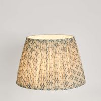 Viscose Linen Drum Lamp Shade XL Blue