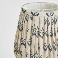 Viscose Linen Taper Lamp Shade XXS Blue