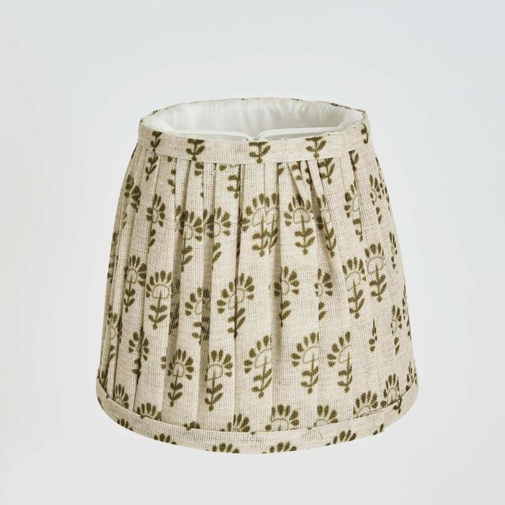 Viscose Linen Taper Lamp Shade XXS Green