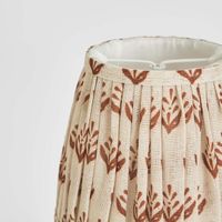 Viscose Linen Taper Lamp Shade XXS Red