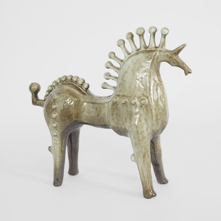 Ace Horse Tall Dark Grey