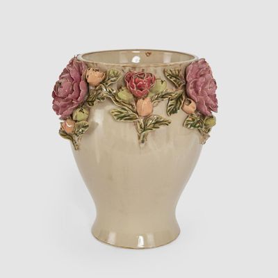 Blume Vase Pink & Cream