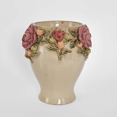 Blume Vase Pink & Cream