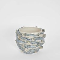 Reef Small Vase Blue & White