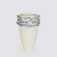 Reef Minimal Vase Blue & White