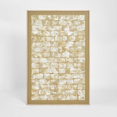 Auri Resin Wall Art 120 x 80cm Brown
