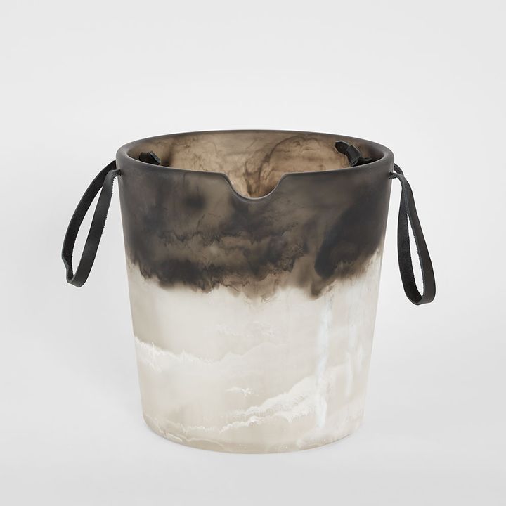 Halo Resin Ice Bucket Black & White