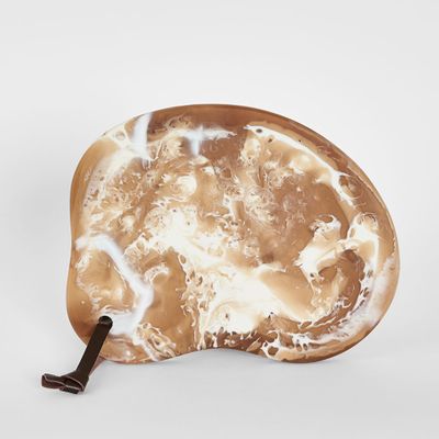 Halo Resin Serving Tray Latte