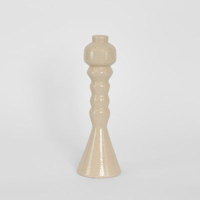 Lume Pillar Candle Stand White