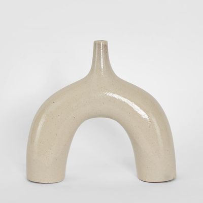 Gaia Arc Vase Natural