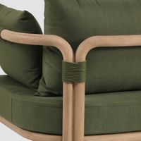 Vita Outdoor Sofa Forest Green