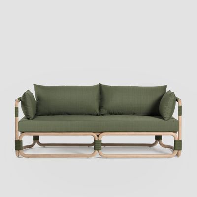 Vita Outdoor Undercover Sofa Forest Green
