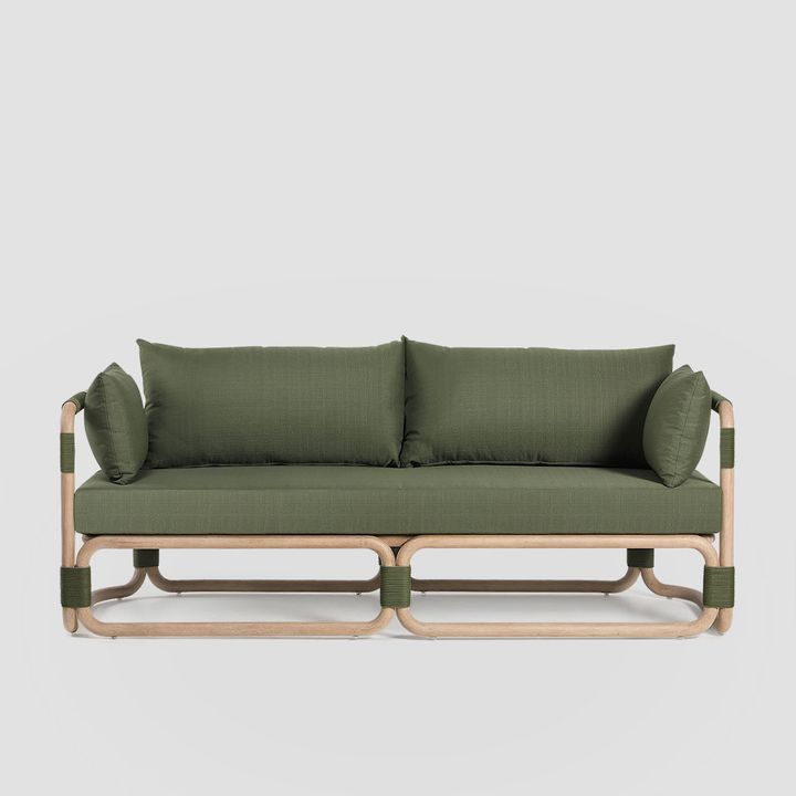 Vita Outdoor Sofa Forest Green
