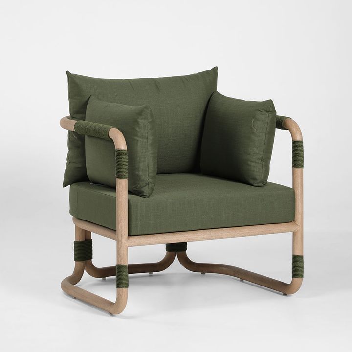 Vita Outdoor Armchair Forest Green