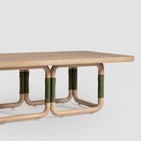 Vita Outdoor Coffee Table Natural & Green