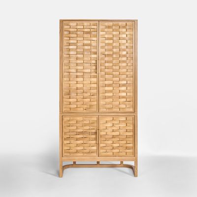 Weave 2 Door Hutch Natural