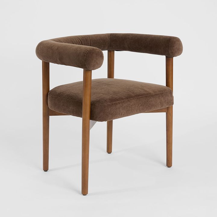 Manningham Dining Chair Dark Walnut