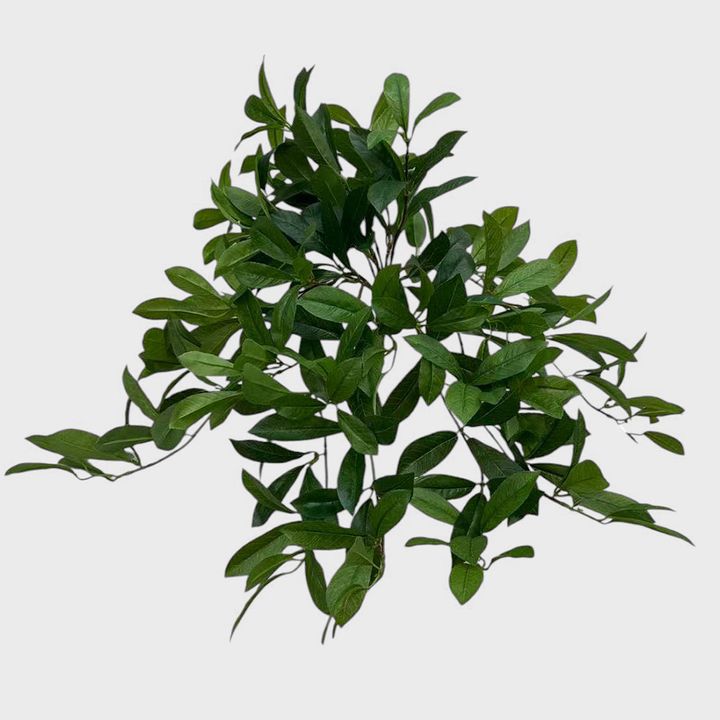 Real Touch Laurel Leaf Hanging Bush 66cm