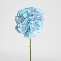Soft Touch Hydrangea Flower Stem 75cm Blue