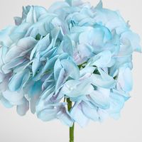 Soft Touch Hydrangea Flower Stem 75cm Blue