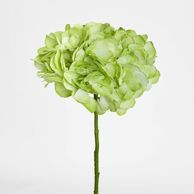 Soft Touch Hydrangea Flower Stem 75cm Green