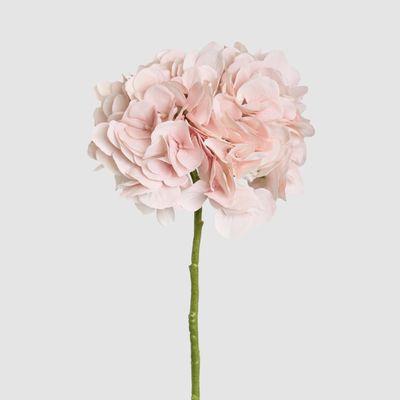 Soft Touch Hydrangea Flower Stem 75cm Pink
