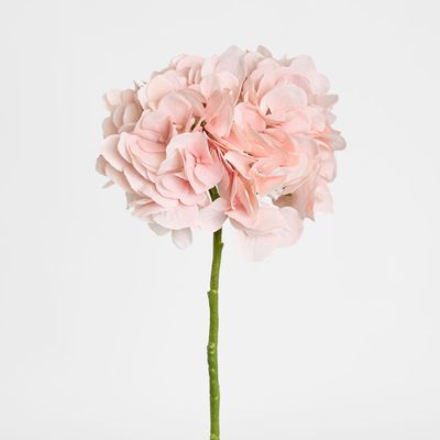 Soft Touch Hydrangea Flower Stem 75cm Pink