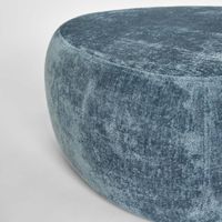 Pebble Ottoman Medium Blue