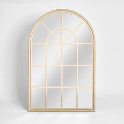 Hamptons Arched Mirror 100x150cm Natural