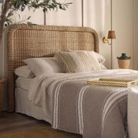 Long Island KS Rattan Bedhead