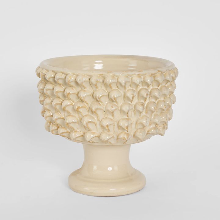 Petal Urn White