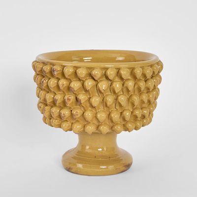 Petal Urn Mustard