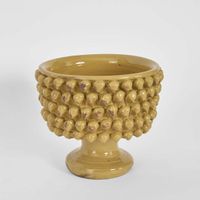 Petal Urn Mustard