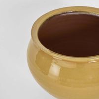 Petal Round Pot Mustard