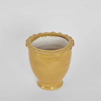 Petal Pot Mustard Large