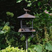 Rustic Bird feeder Black