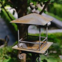 Rustic Bird feeder Black