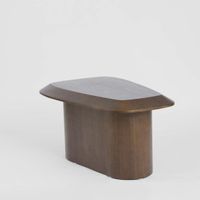Monolith Coffee Table Small Dark Walnut