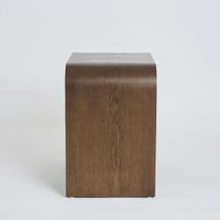 Marcel Bedside 1 Drawer Dark Walnut