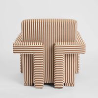 Atelier Armchair Terracotta Stripe