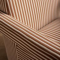 Atelier Armchair Terracotta Stripe