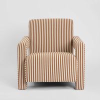 Atelier Armchair Terracotta Stripe