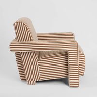 Atelier Armchair Terracotta Stripe