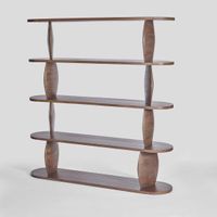 Pebble Shelf Dark Walnut