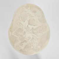 Cloud Resin Side Table White