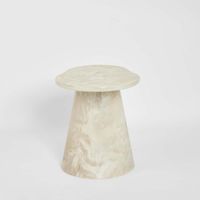 Cloud Resin Side Table White