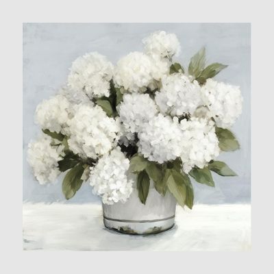 Arpere Vase of Hydrangeas Wall Art