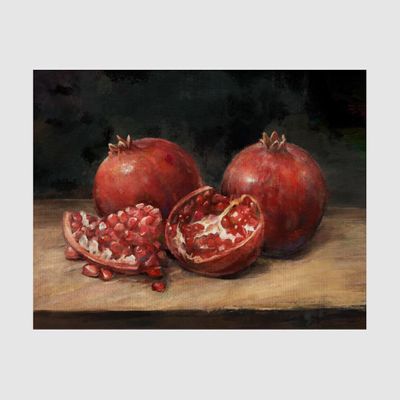 Pomegranate Still Life Wall Art