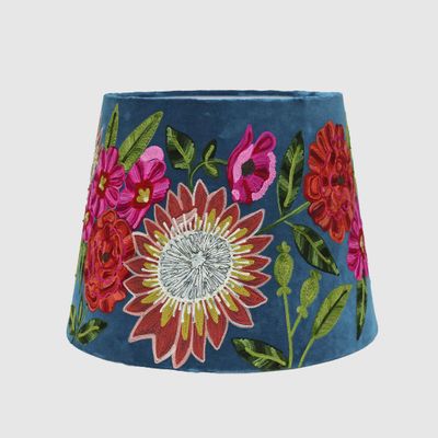 Tropical Garden Drum Shade 30x30m Teal