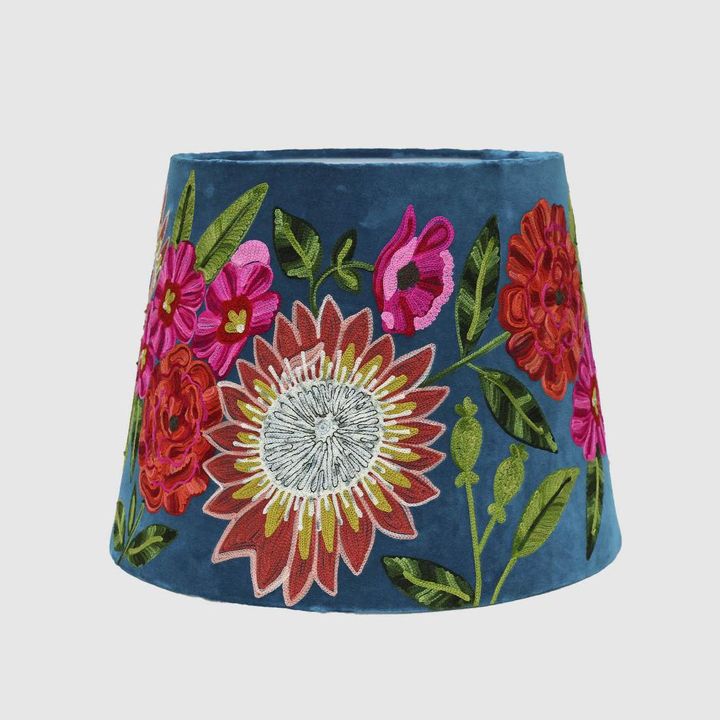 Tropical Garden Drum Shade 30x30m Teal